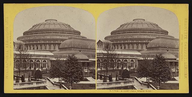 Photo:London England 1900s Royal Albert Hall South Side Stereoview Photo:London England 1900s Royal Albert Hall South Side Stereoview
