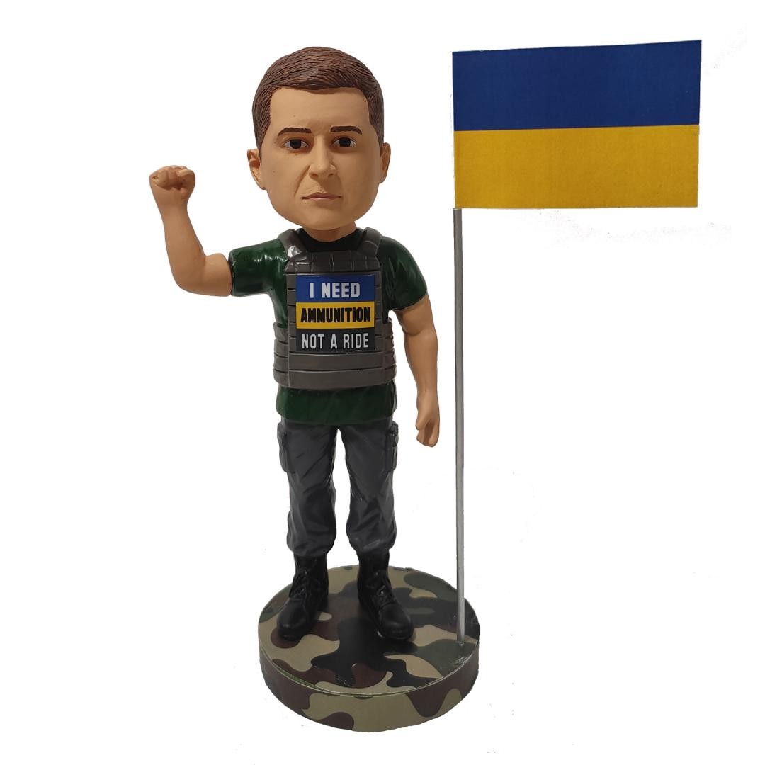 President Volodymyr Zelenskyy (I Need Ammunition) Exclusive Bobblehead