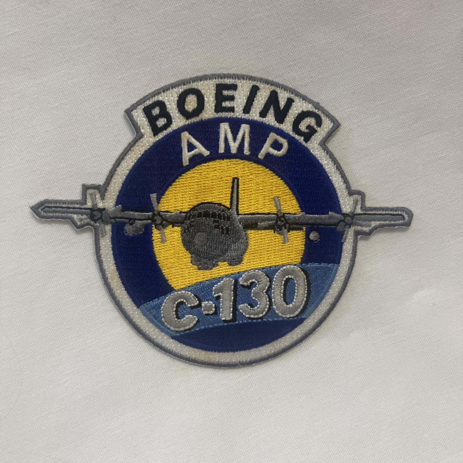 Vintage FAME Boeing AMP C-130 Hercules Aircraft Patch USA Military Aviation RARE