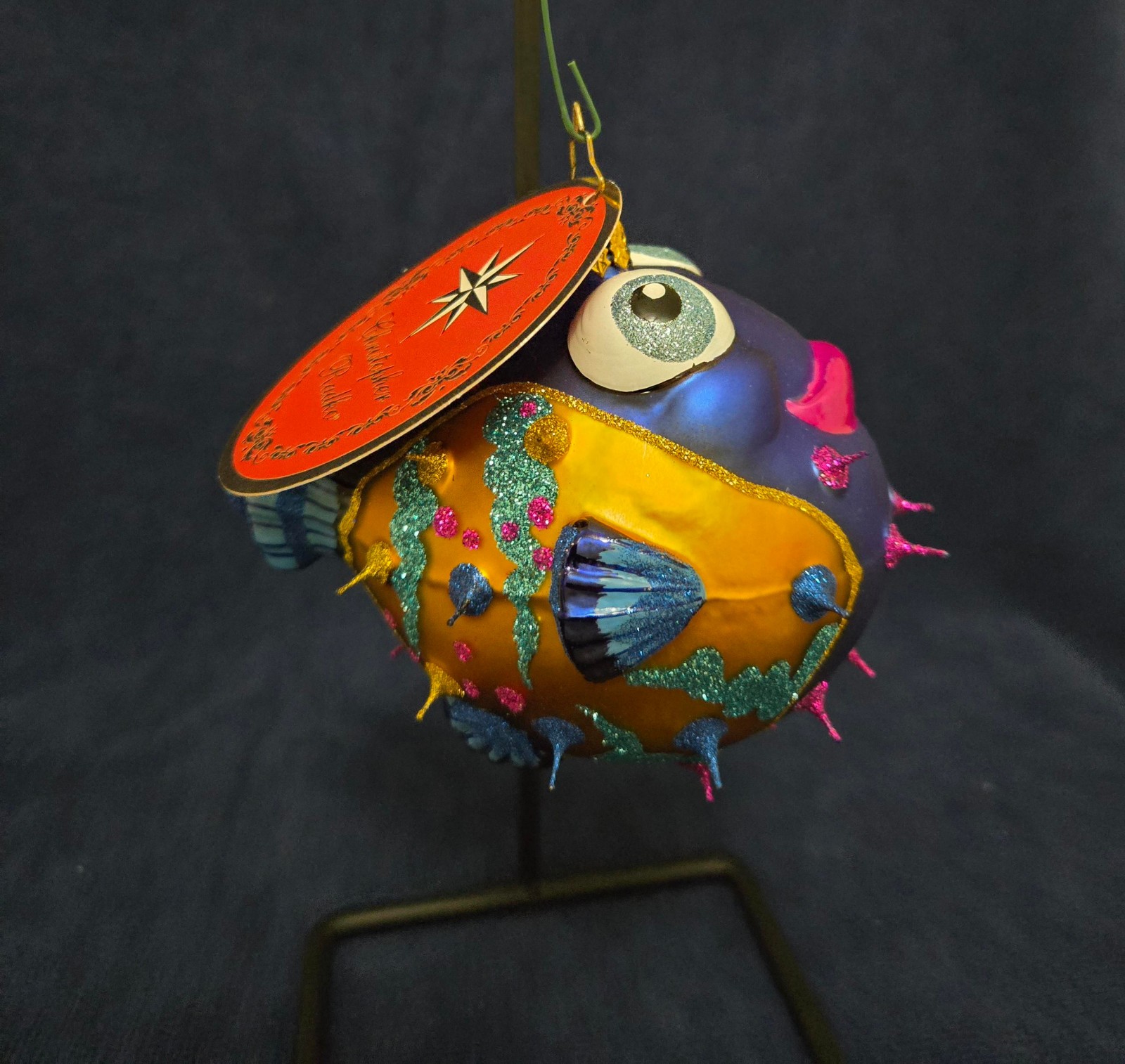 Christopher Radko All Puffed Up Puffer Fish Ornament Christopher Radko All Puffed Up Puffer Fish Ornament