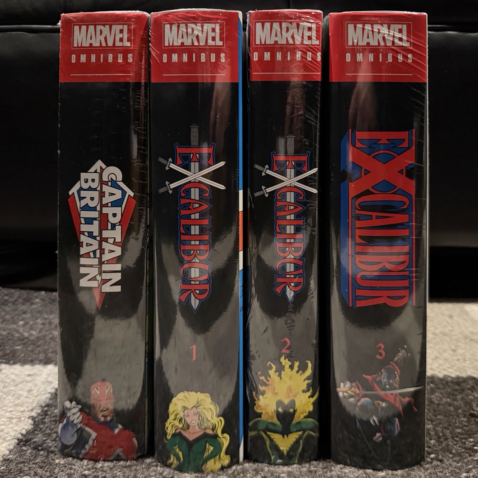 Marvel Excalibur Omnibus Volumes 1 2 3 + Captain Britain | 4 Book Lot New Sealed Marvel Excalibur Omnibus Volumes 1 2 3 + Captain Britain | 4 Book Lot New Sealed