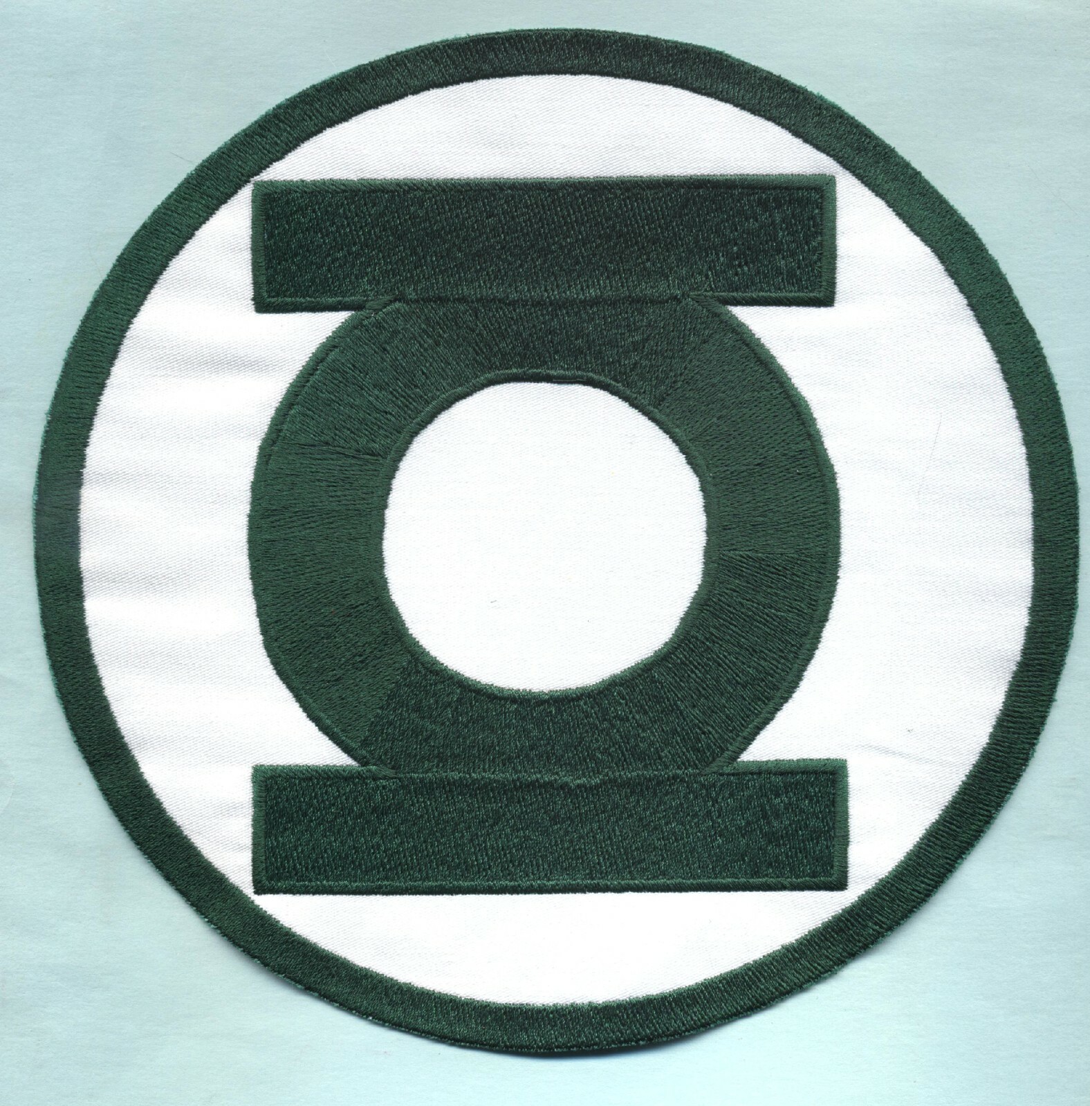 Large 8" Green Lantern Corps Classic Style Embroidered Iron-On Patch
