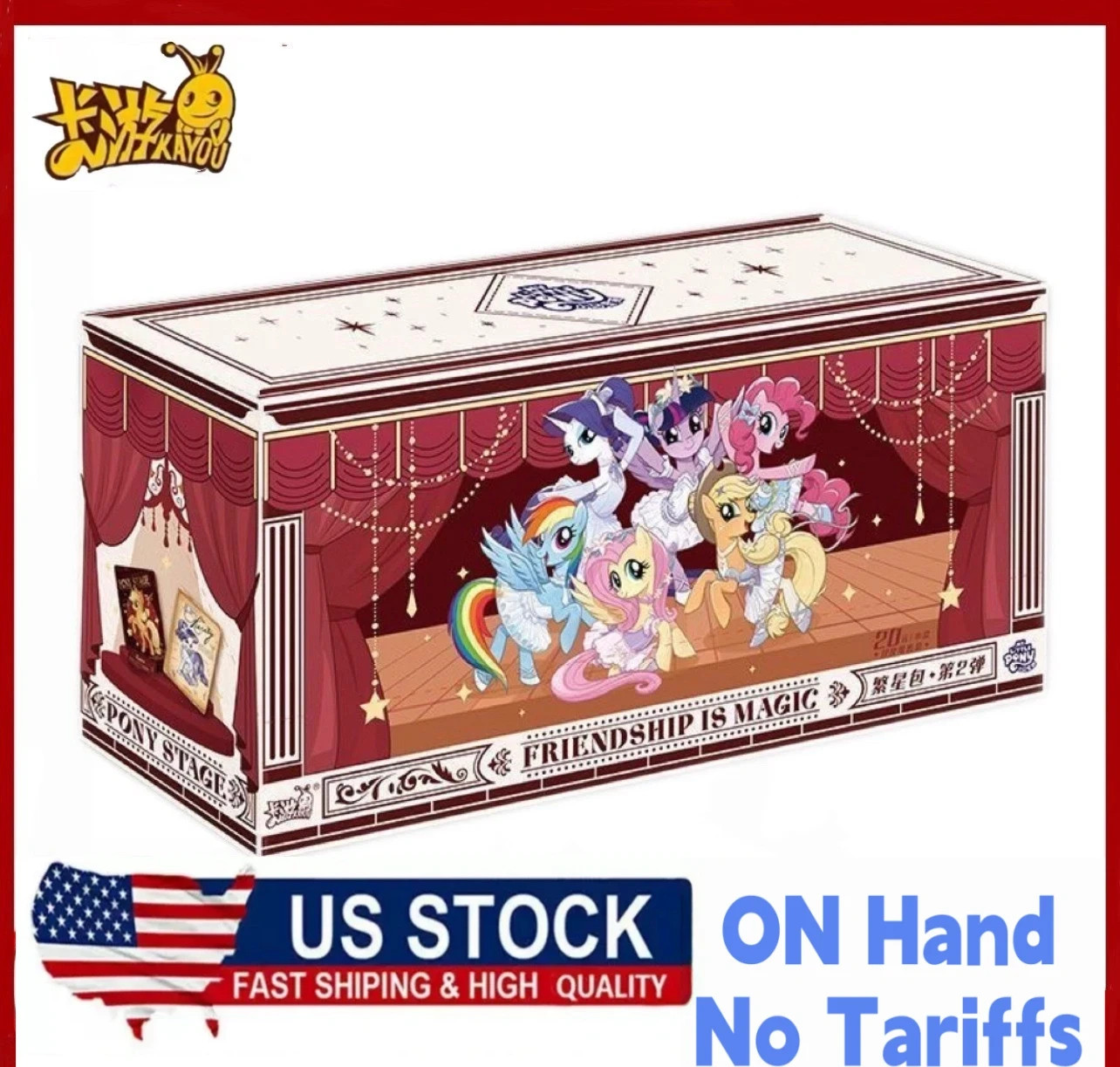 NEW Kayou My Little Pony Official Booster Starry Bag Trading Card 1 Box Wave 2 NEW Kayou My Little Pony Official Booster Starry Bag Trading Card 1 Box Wave 2