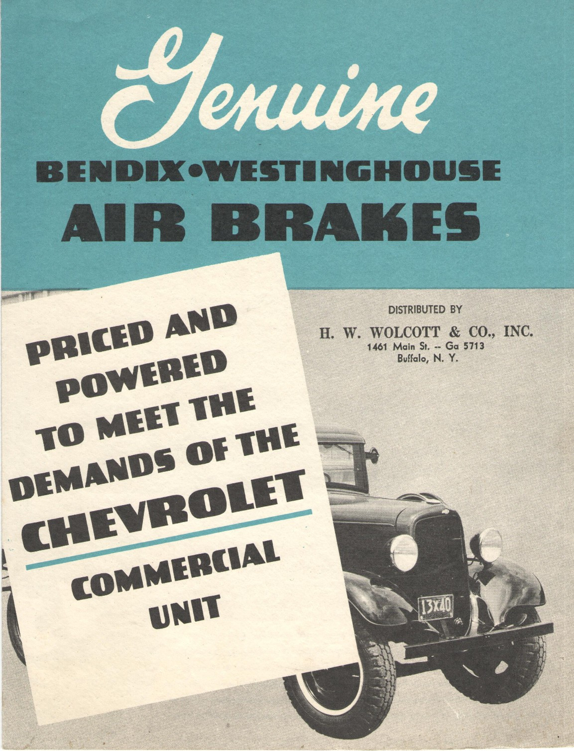 VINTAGE 1935 CHEVROLET TRUCK & BUS BENDIX-WESTINGHOUSE AIR BRAKE BROCHURE $139 VINTAGE 1935 CHEVROLET TRUCK & BUS BENDIX-WESTINGHOUSE AIR BRAKE BROCHURE $139