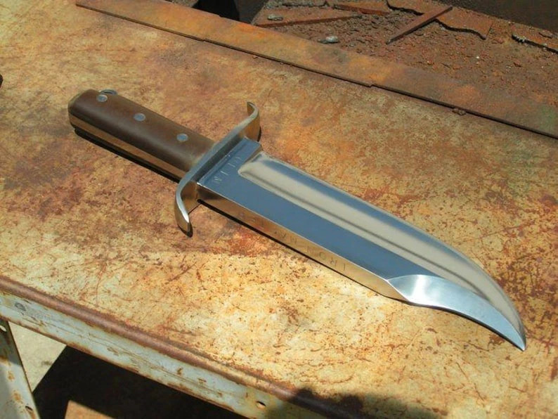 Handmade The. Heavyweight Bowie Knife Historical Hunting Knife Collectible Knife Handmade The. Heavyweight Bowie Knife Historical Hunting Knife Collectible Knife