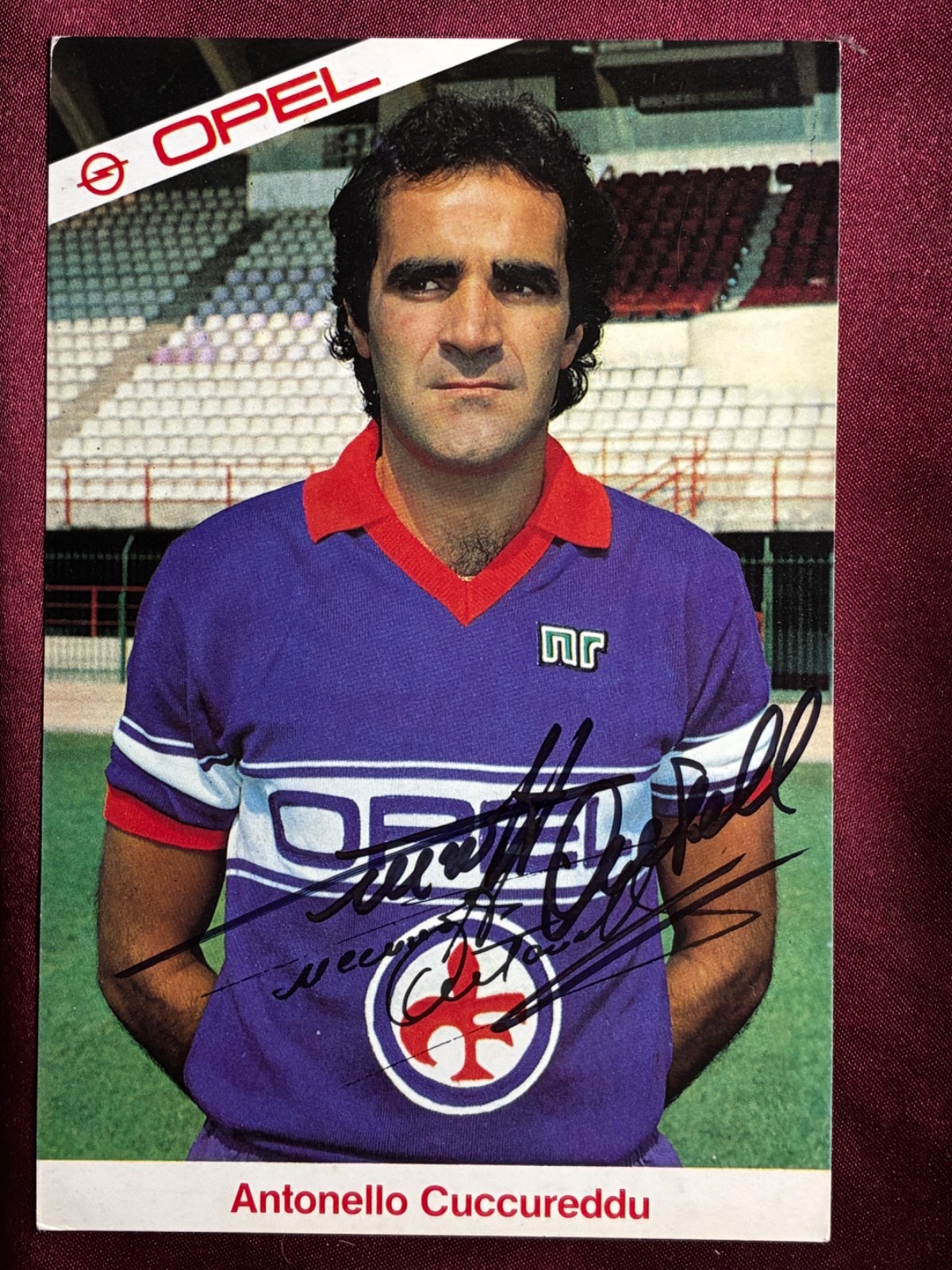 ANTONELLO CUCCUREDDU-AC Fiorentina Autograph 80s-CdM 1978-Hand Signed-AK ANTONELLO CUCCUREDDU-AC Fiorentina Autograph 80s-CdM 1978-Hand Signed-AK