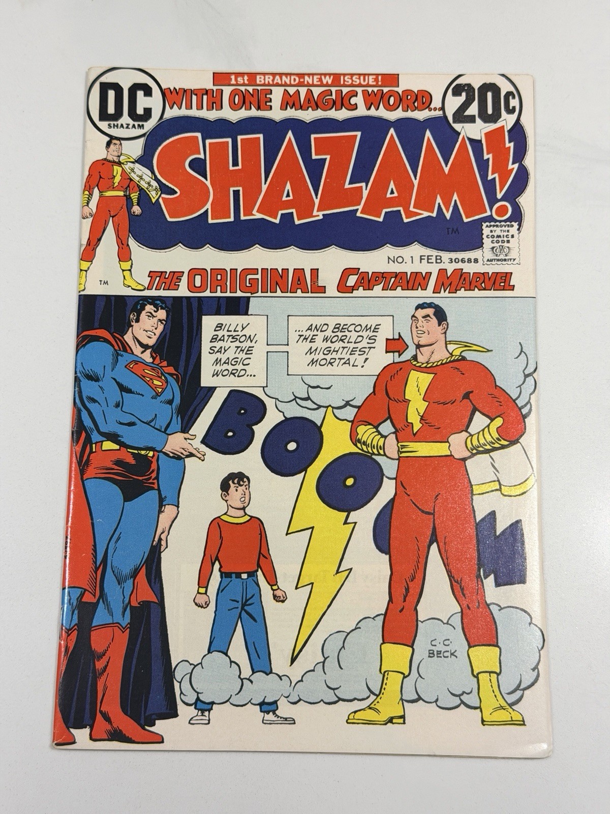 Shazam 1 DC Comics 1973 Higher Grade Shazam 1 DC Comics 1973 Higher Grade