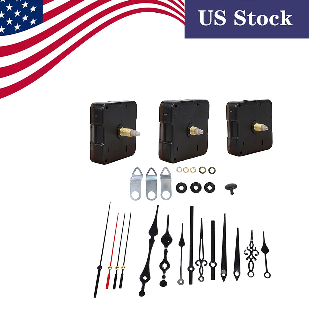 Quartz Clock Movement Mechanism DIY Repair Parts Replacement Quartz Clock Movement Mechanism DIY Repair Parts Replacement