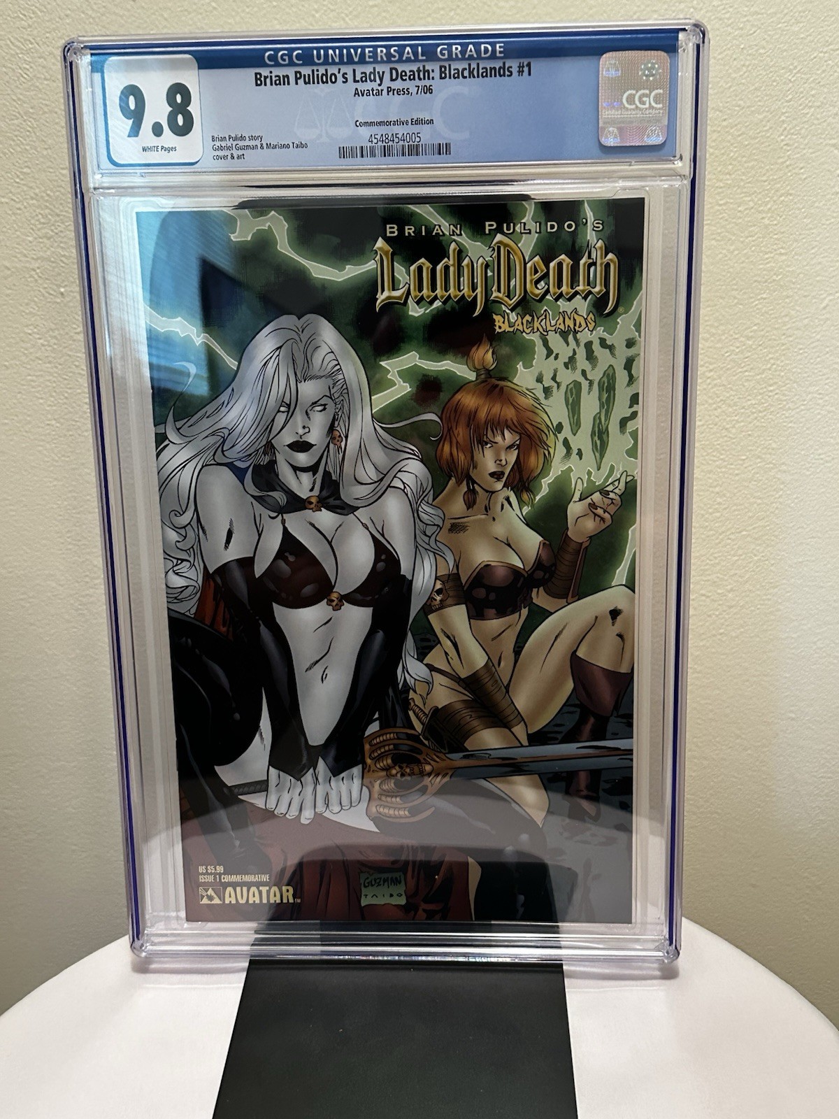 Lady Death: Blacklands #1 2006 Commemorative Edition CGC Graded 9.8 LTD 1000