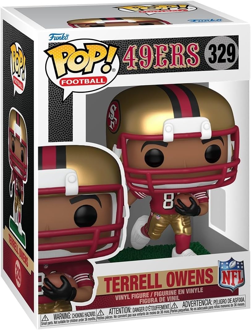 TERRELL OWENS - SAN FRANCISCO 49ERS - FUNKO POP - BRAND NEW - NFL 86383 TERRELL OWENS - SAN FRANCISCO 49ERS - FUNKO POP - BRAND NEW - NFL 86383