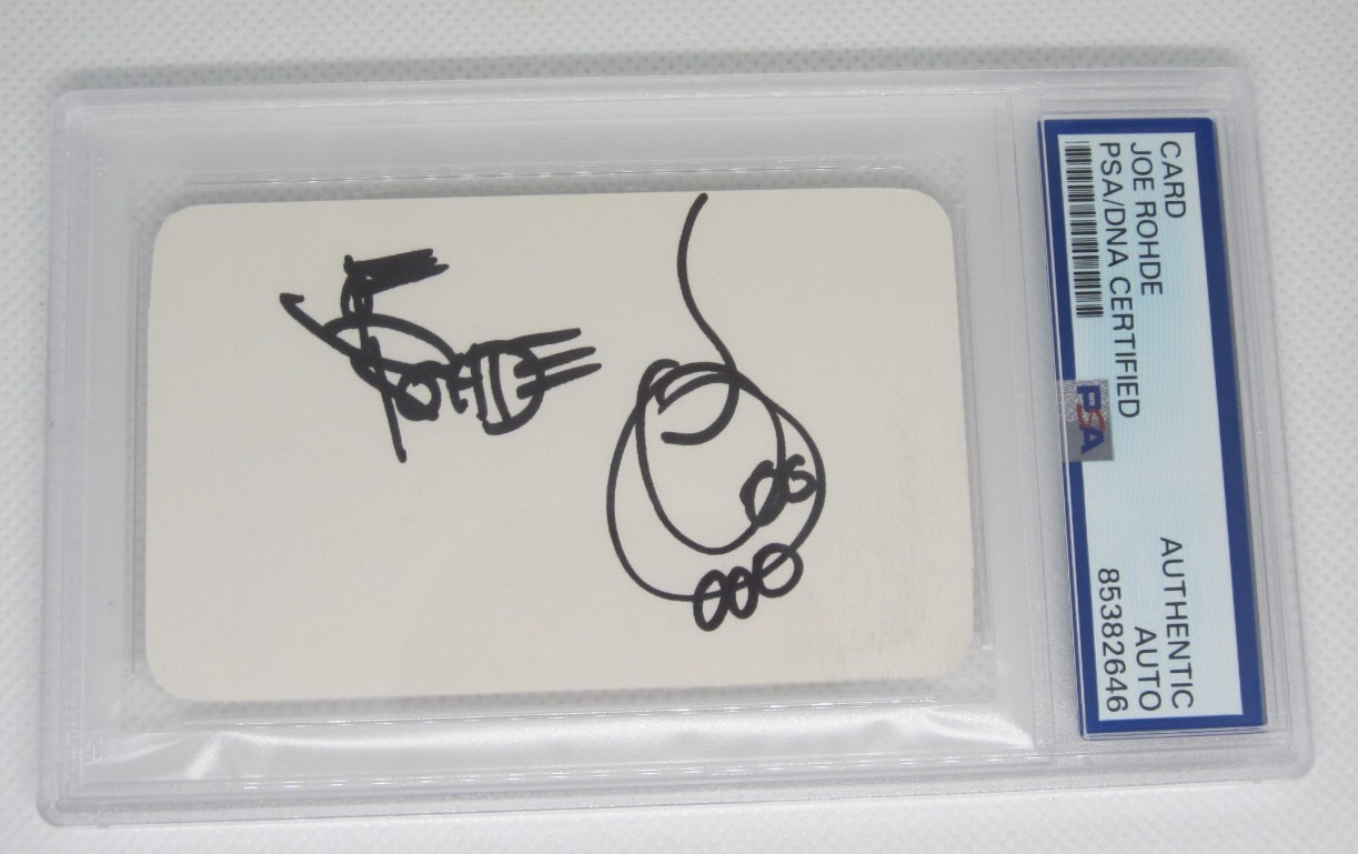 Joe Rohde signed autographed sketch PSA authentic Earring Disney Imagineer Joe Rohde signed autographed sketch PSA authentic Earring Disney Imagineer