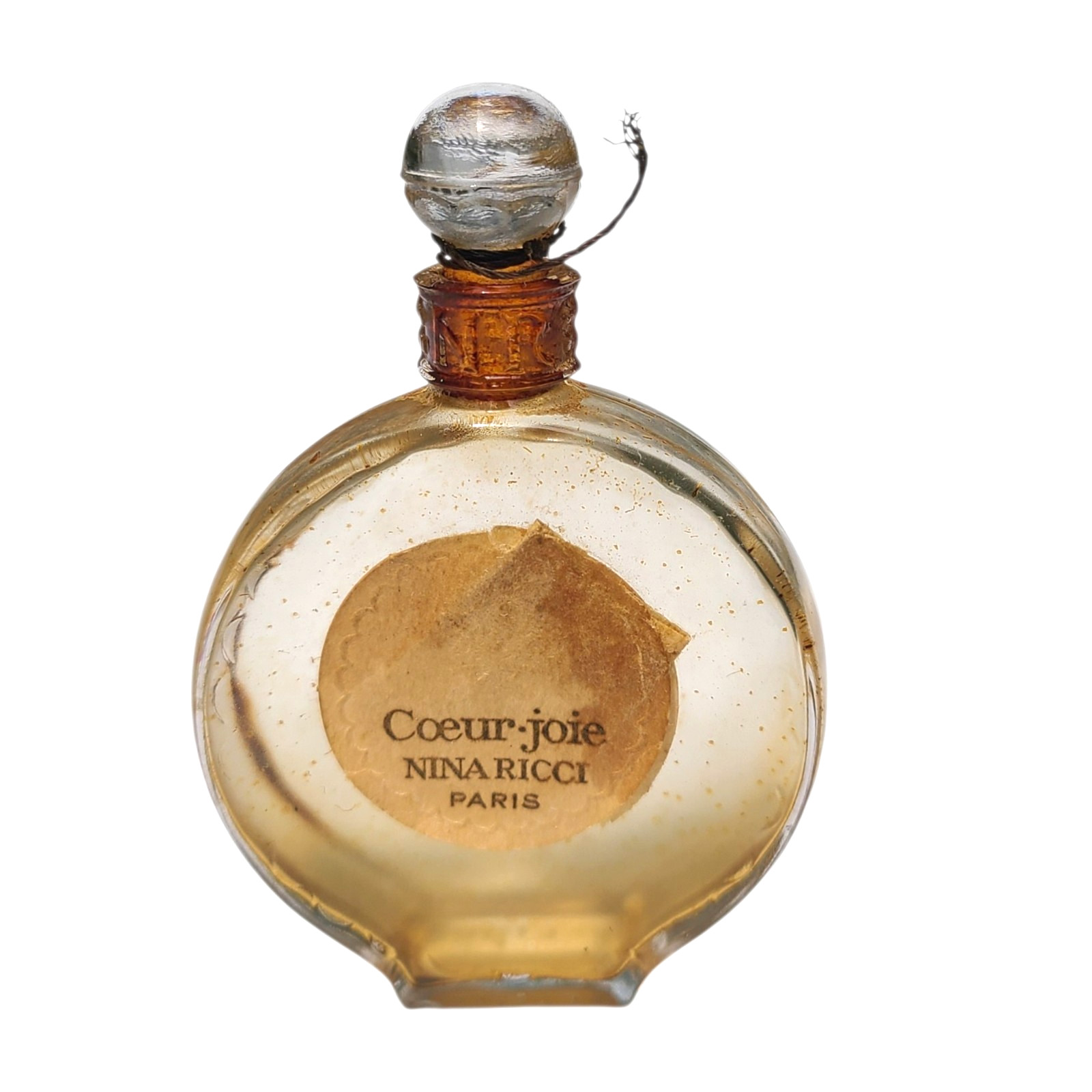 Vintage LALIQUE Marked Nina Ricci Couer Joie Parfum 6/7 ounce Bottle Antique Vintage LALIQUE Marked Nina Ricci Couer Joie Parfum 6/7 ounce Bottle Antique