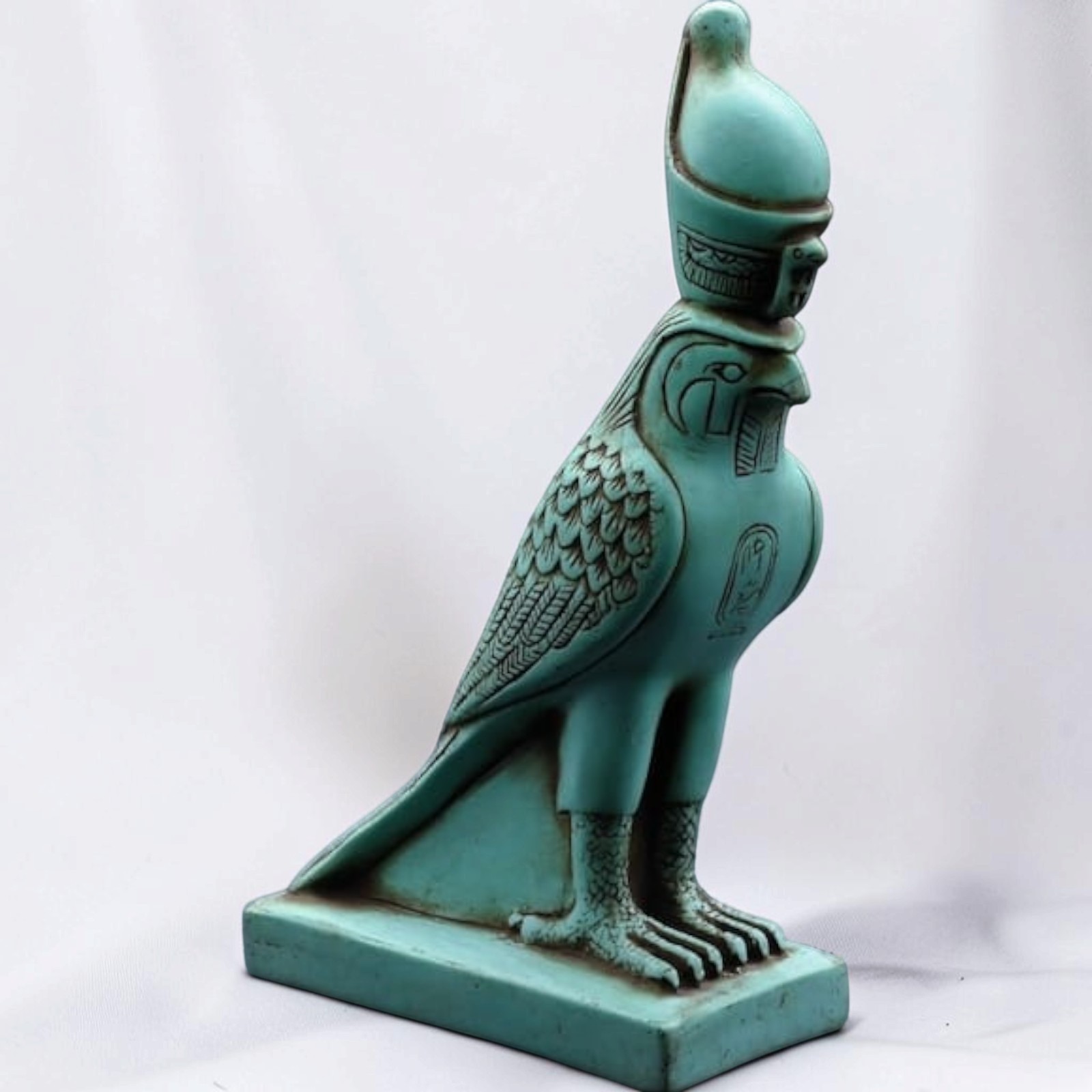 Rare Ancient Egyptian Horus Statue Antique Pharaonic God Mythology Unique BC Rare Ancient Egyptian Horus Statue Antique Pharaonic God Mythology Unique BC