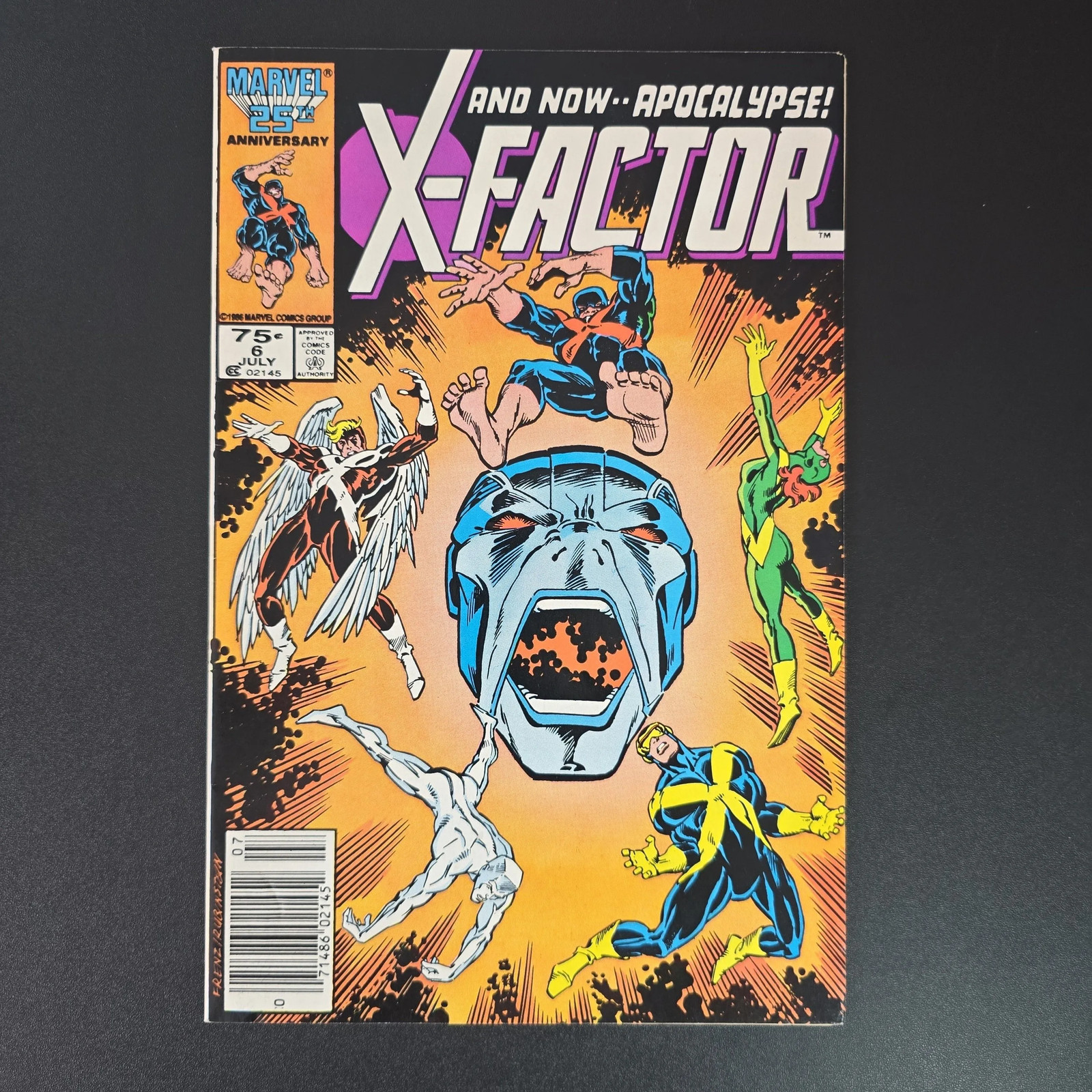 X-Factor #6 (1986) Newsstand 1st Full App Apocalypse NM ππ₯ X-Factor #6 (1986) Newsstand 1st Full App Apocalypse NM ππ₯
