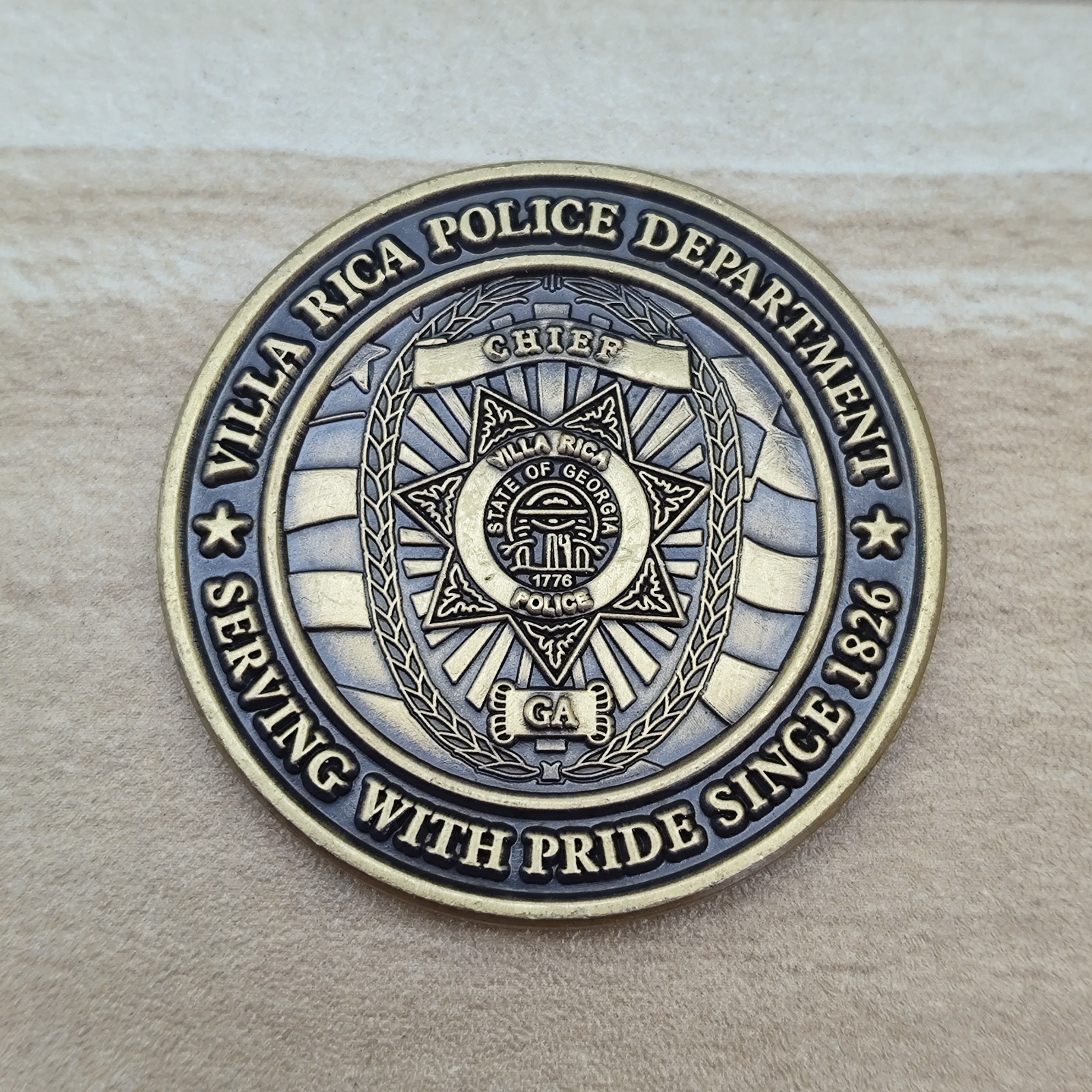 Villa Rica Police Department Challenge Coin Villa Rica Police Department Challenge Coin