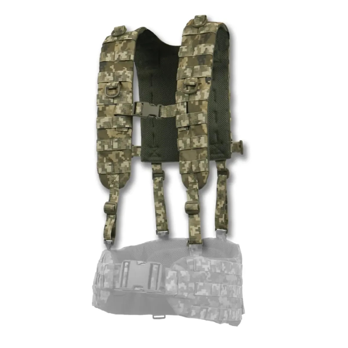 Tactical Padded Shoulder Straps MOLLE Harness MM14 Pixel RPS Belt Support Tactical Padded Shoulder Straps MOLLE Harness MM14 Pixel RPS Belt Support
