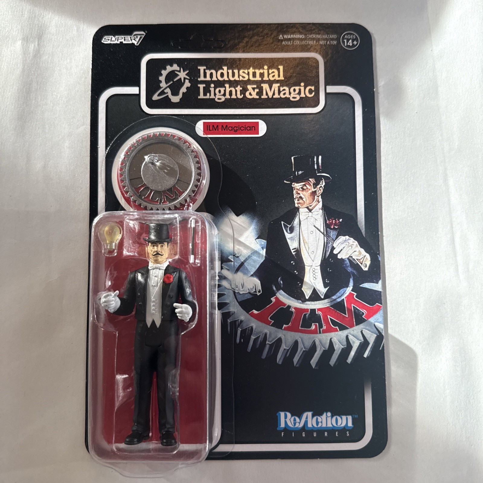 ILM 50th Magician Super7 ReAction Figure 2025 Employee Crew Company Exclusive ILM 50th Magician Super7 ReAction Figure 2025 Employee Crew Company Exclusive