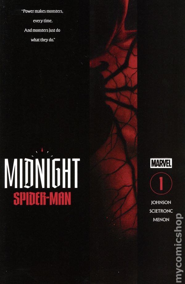Midnight Spider-Man 1A Stock Image Midnight Spider-Man 1A Stock Image