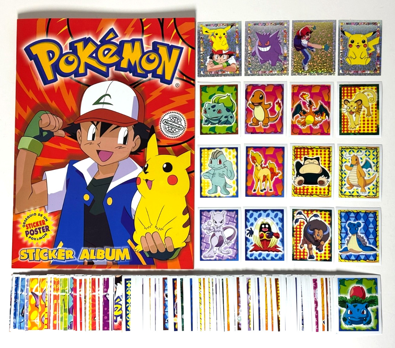 ALBUM POKEMON SERIE 1 KANTO + Full Set 276/276 Stickers Peru Reedition 2025 MEW ALBUM POKEMON SERIE 1 KANTO + Full Set 276/276 Stickers Peru Reedition 2025 MEW