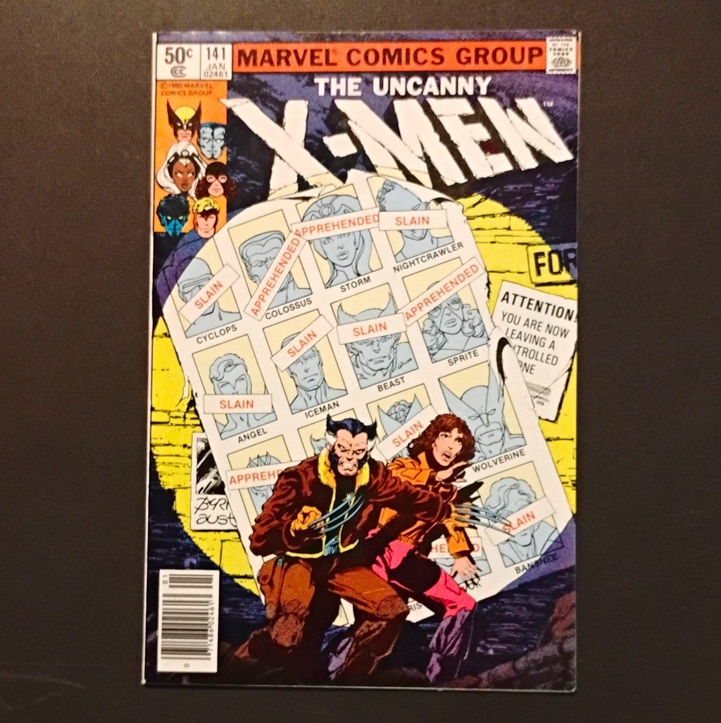 Marvel The Uncanny X-Men #141 (1981) Chris Claremont John Byrne Cover Marvel The Uncanny X-Men #141 (1981) Chris Claremont John Byrne Cover