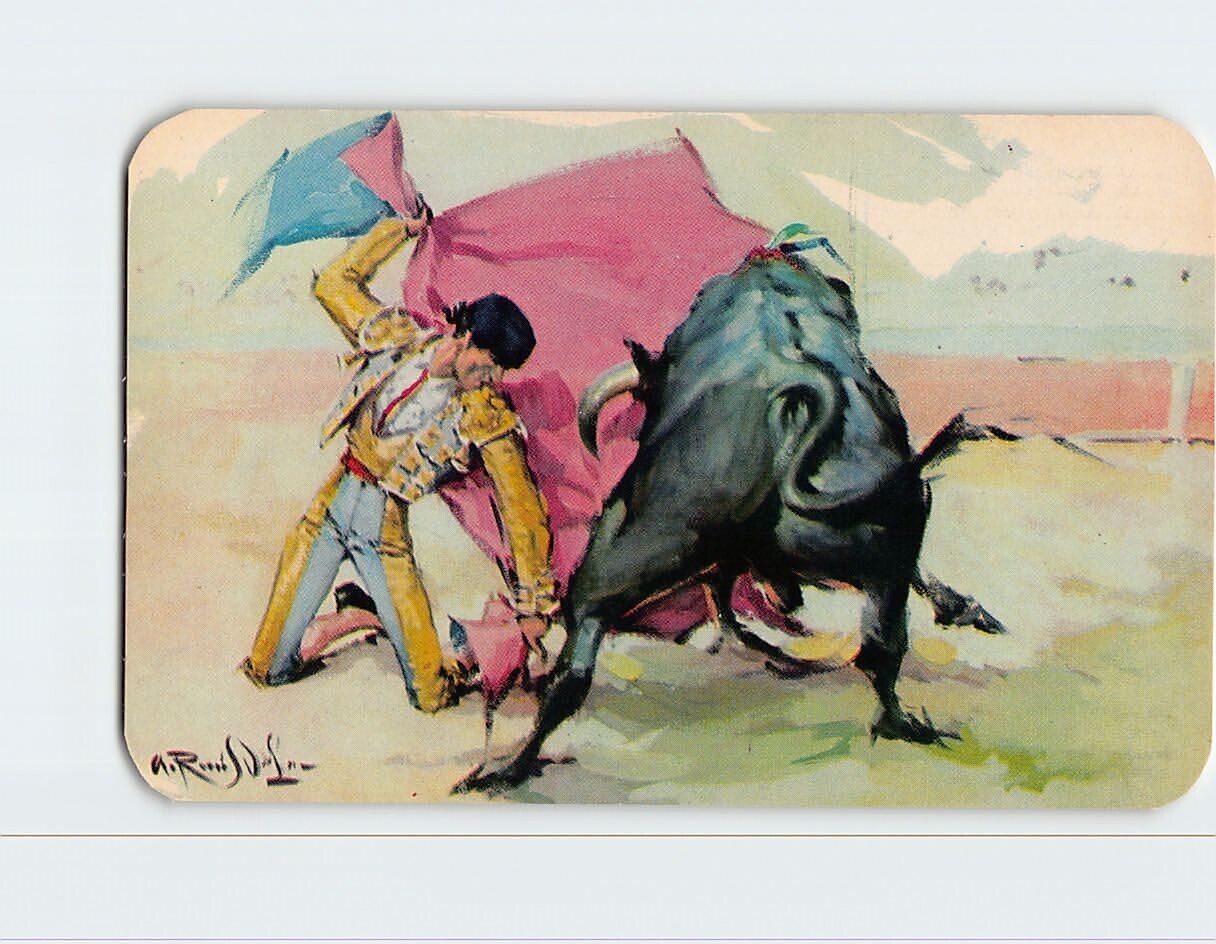 Postcard Carlos Arruza the Artist Bullfighter