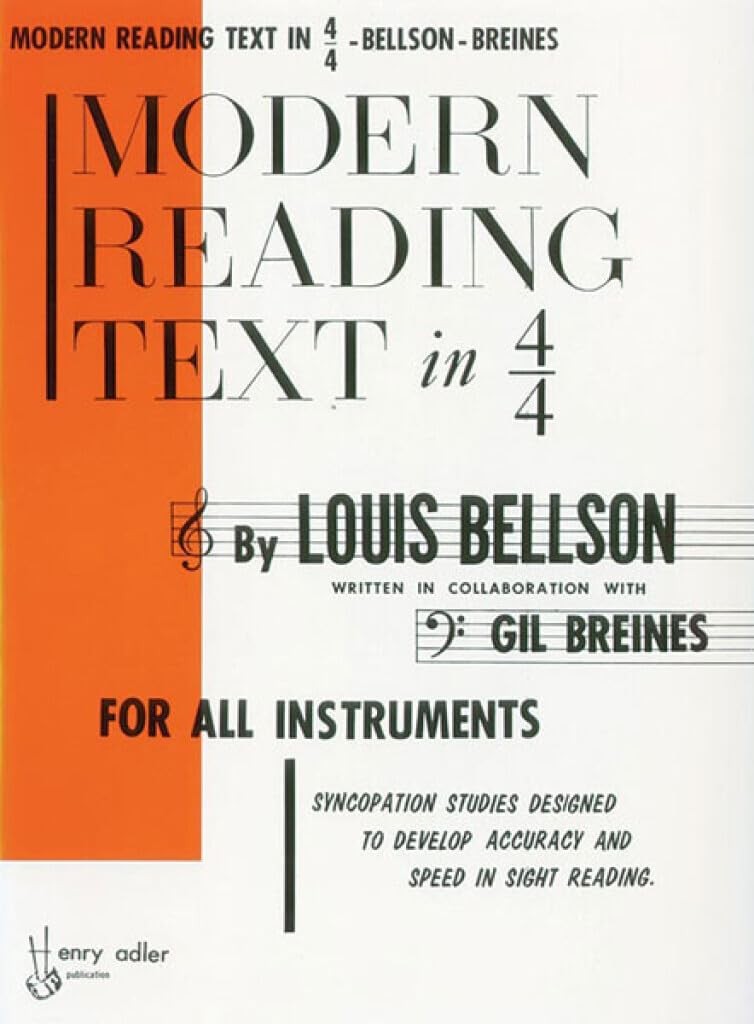 Modern Reading Text in 4/4 For All Instruments Modern Reading Text in 4/4 For All Instruments