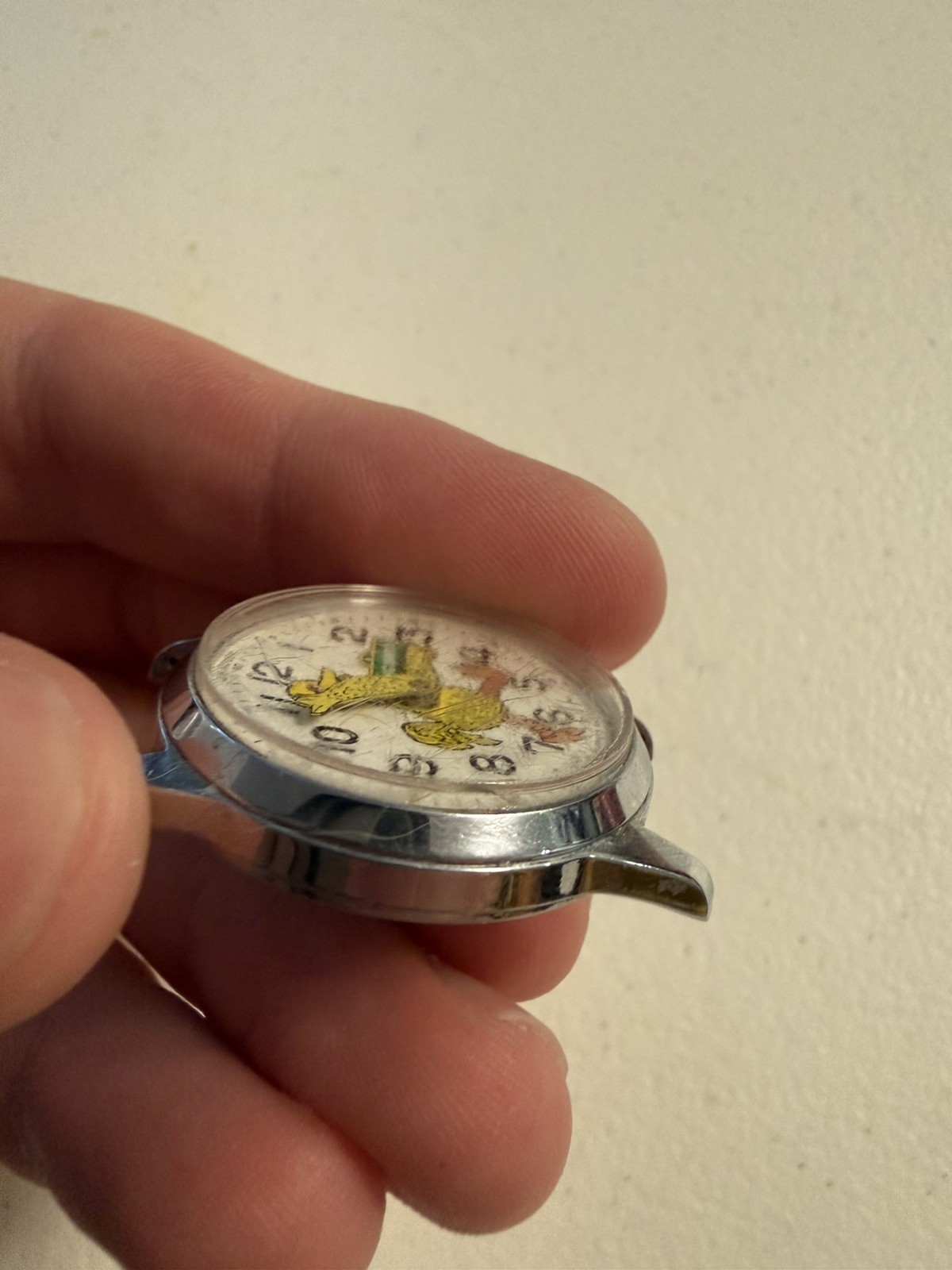 1970 VINTAGE BRADELY MUPPETS Swiss made "BIG BIRD" CHILD'S WINDUP WATCH 1970 VINTAGE BRADELY MUPPETS Swiss made "BIG BIRD" CHILD'S WINDUP WATCH