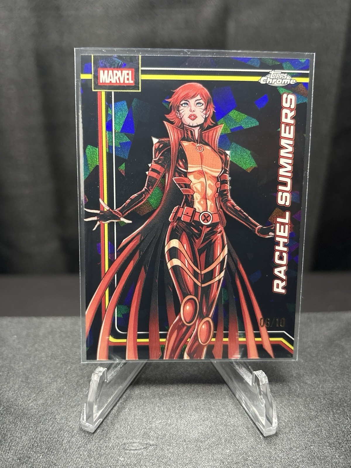 2026 Topps Chrome Marvel Sapphire #141 Rachel Summers Black Refractor /10