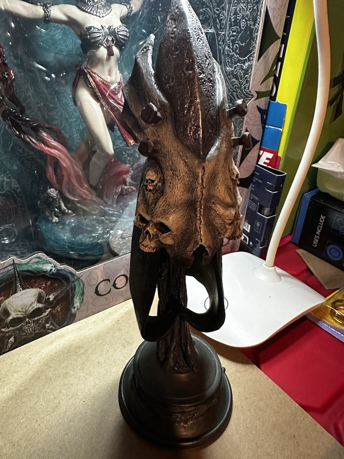 Court Of The Dead The Aspects Of Death Side Show Inc … Mask Statue Rare bones Court Of The Dead The Aspects Of Death Side Show Inc … Mask Statue Rare bones