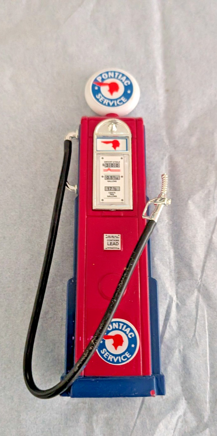 Road Signature Vintage Gas Pum Gasoline Round Bright red Pontiac Service Road Signature Vintage Gas Pum Gasoline Round Bright red Pontiac Service