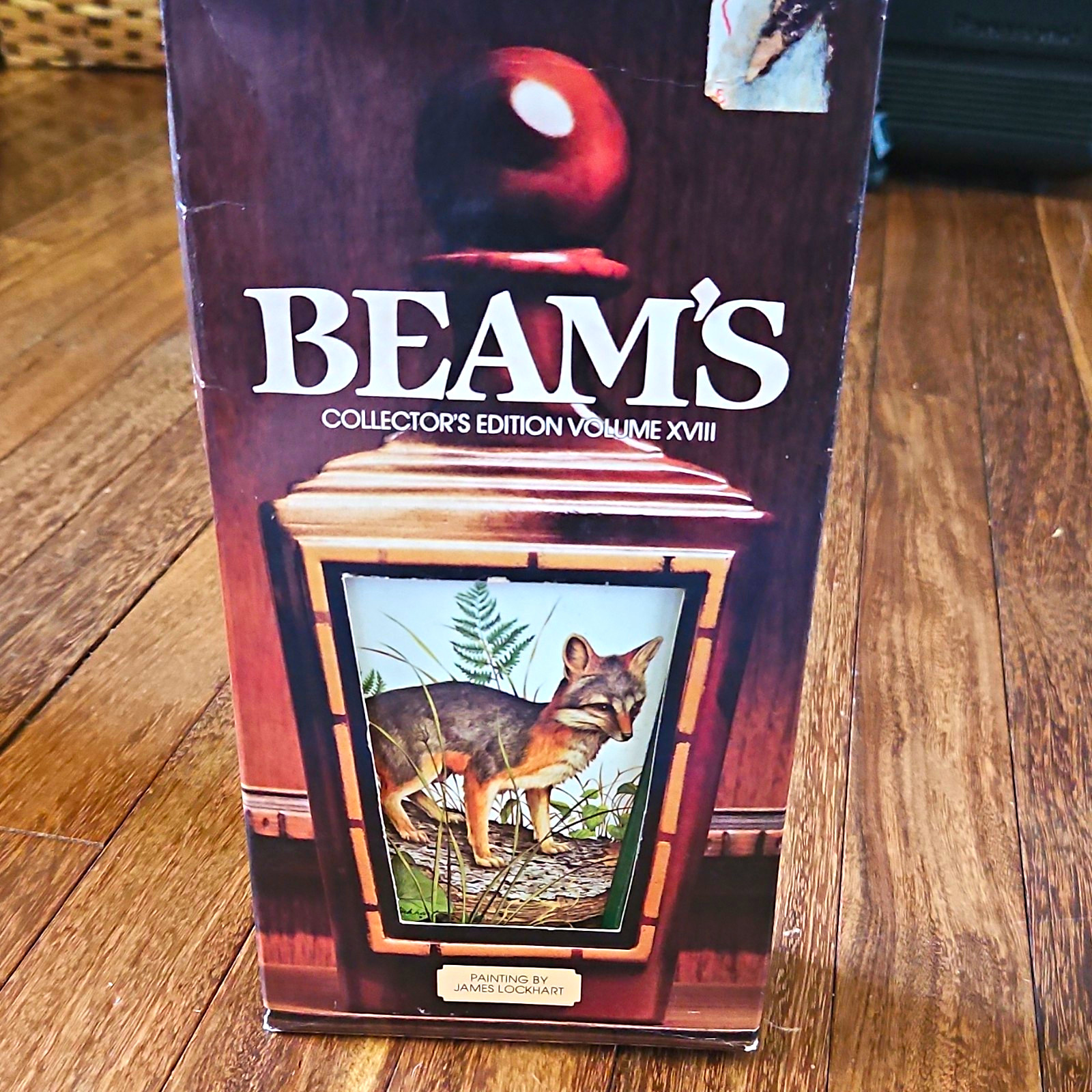 Jim Beam Collector’s Edition Vol XVIII Boxed Bottle Box James Lockhart