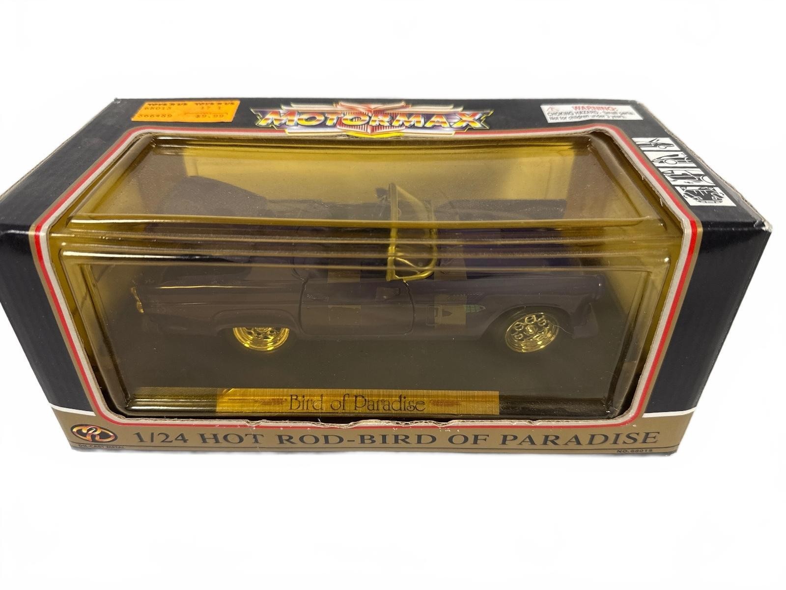Motormax 1/24 Hot Rod-Bird of Paradise Collectors Edition Die-Cast Purple Car