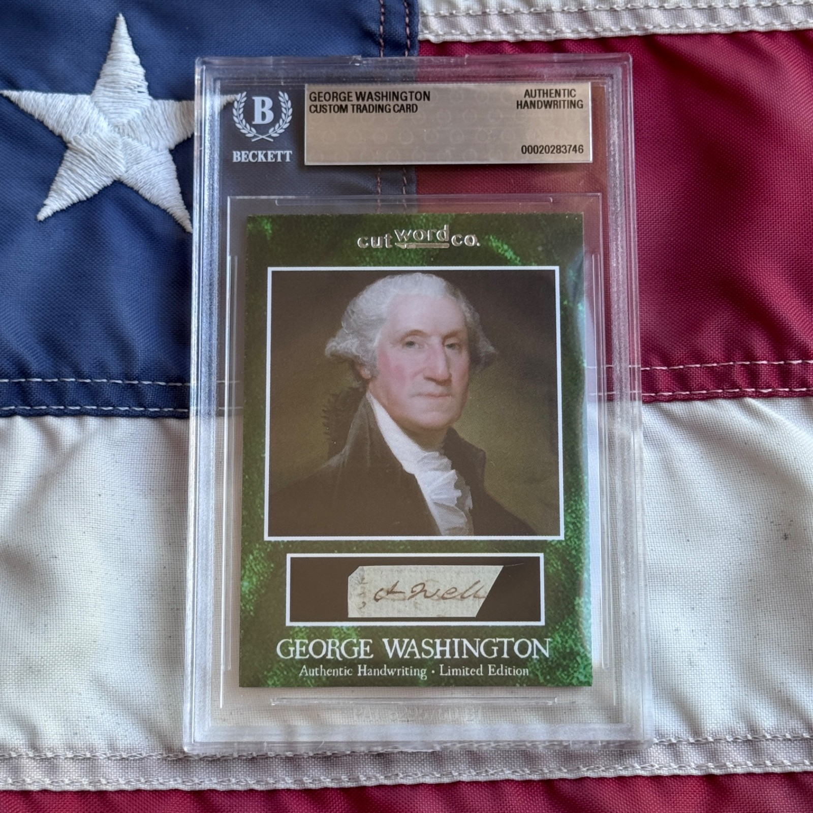 George Washington Handwritten Word Removed From an Autograph Letter Signed George Washington Handwritten Word Removed From an Autograph Letter Signed