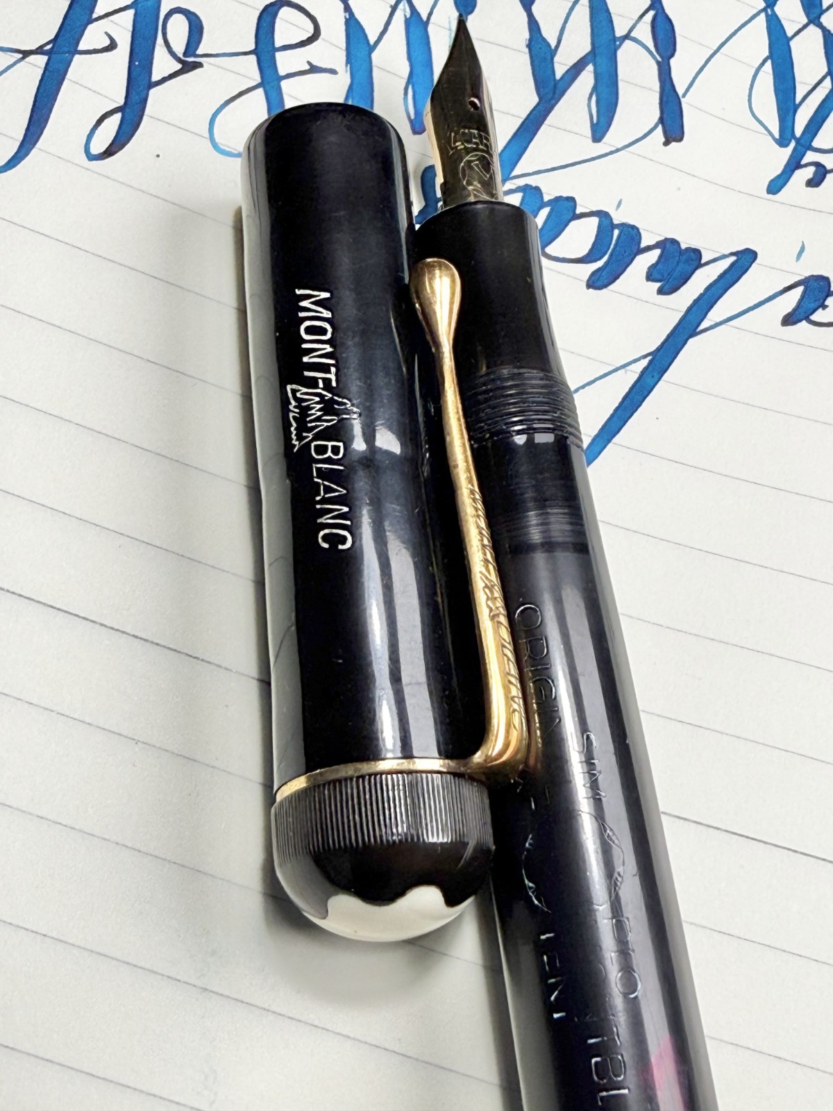 XF Vintage MONTBLANC SIMPLO 15 Fountain Pen 14K SUPER FLEX nib (VIDEO) XF Vintage MONTBLANC SIMPLO 15 Fountain Pen 14K SUPER FLEX nib (VIDEO)