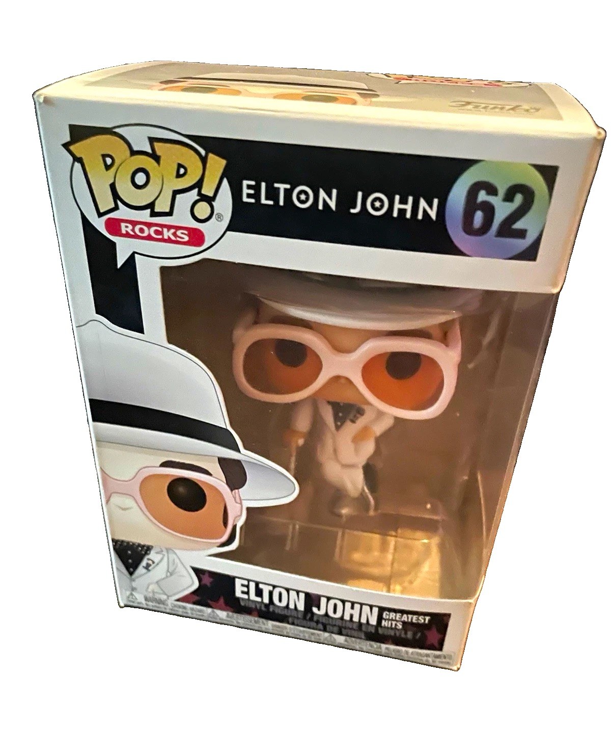 Funko Pop Rocks Elton John #62 Pop Vinyl Vinyl Figure Funko Pop Rocks Elton John #62 Pop Vinyl Vinyl Figure