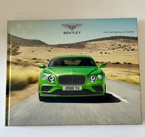 Original 2016 Bentley Continental GT Range Hardcover VIP Sales Book Original 2016 Bentley Continental GT Range Hardcover VIP Sales Book