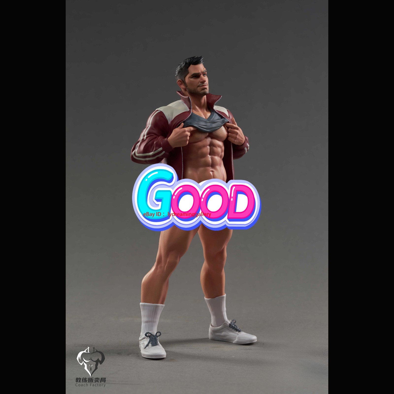 Coach Factory Gymnastics Coach Demian 1/6 Scale Limited Edition Statue Figure Coach Factory Gymnastics Coach Demian 1/6 Scale Limited Edition Statue Figure