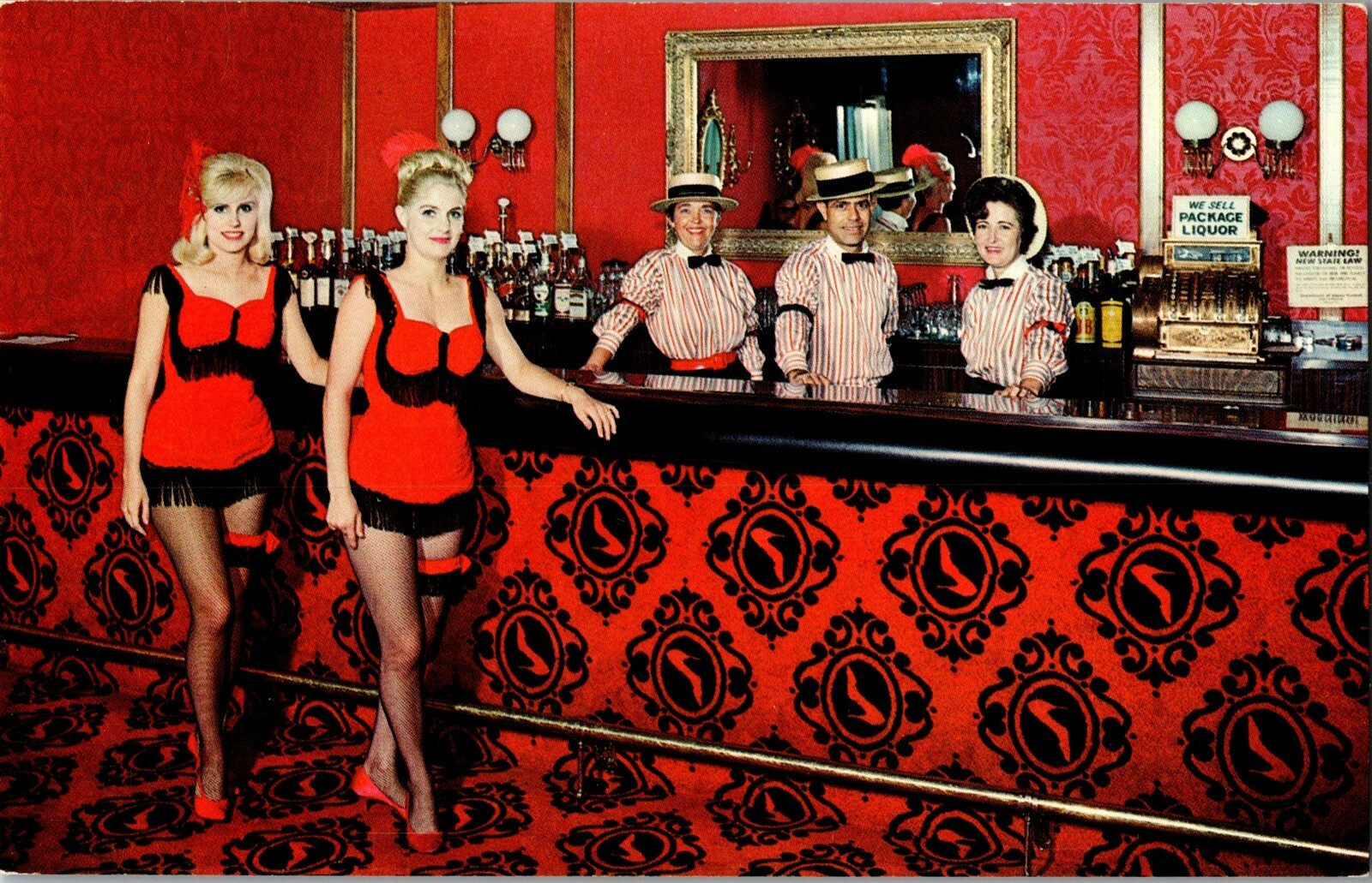Red Slipper Cocktail Lounge, Holiday Inn Springfield MO Vintage Postcard H60 Red Slipper Cocktail Lounge, Holiday Inn Springfield MO Vintage Postcard H60