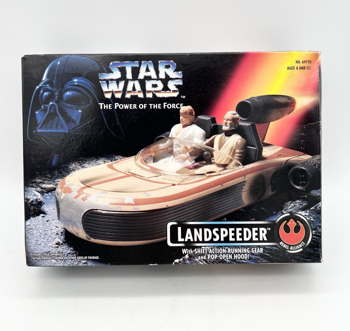 Vintage 1995 Star Wars Power of the Force Landspeeder Original Kenner Box Only