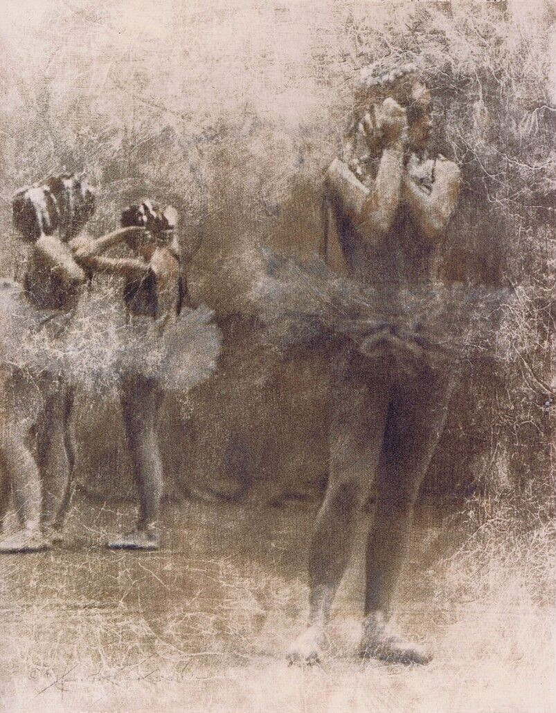 Hendrickson Orig Photo ~ Three BALLERINAS GETTING READY TO DANCE 8x11" Signed Hendrickson Orig Photo ~ Three BALLERINAS GETTING READY TO DANCE 8x11" Signed
