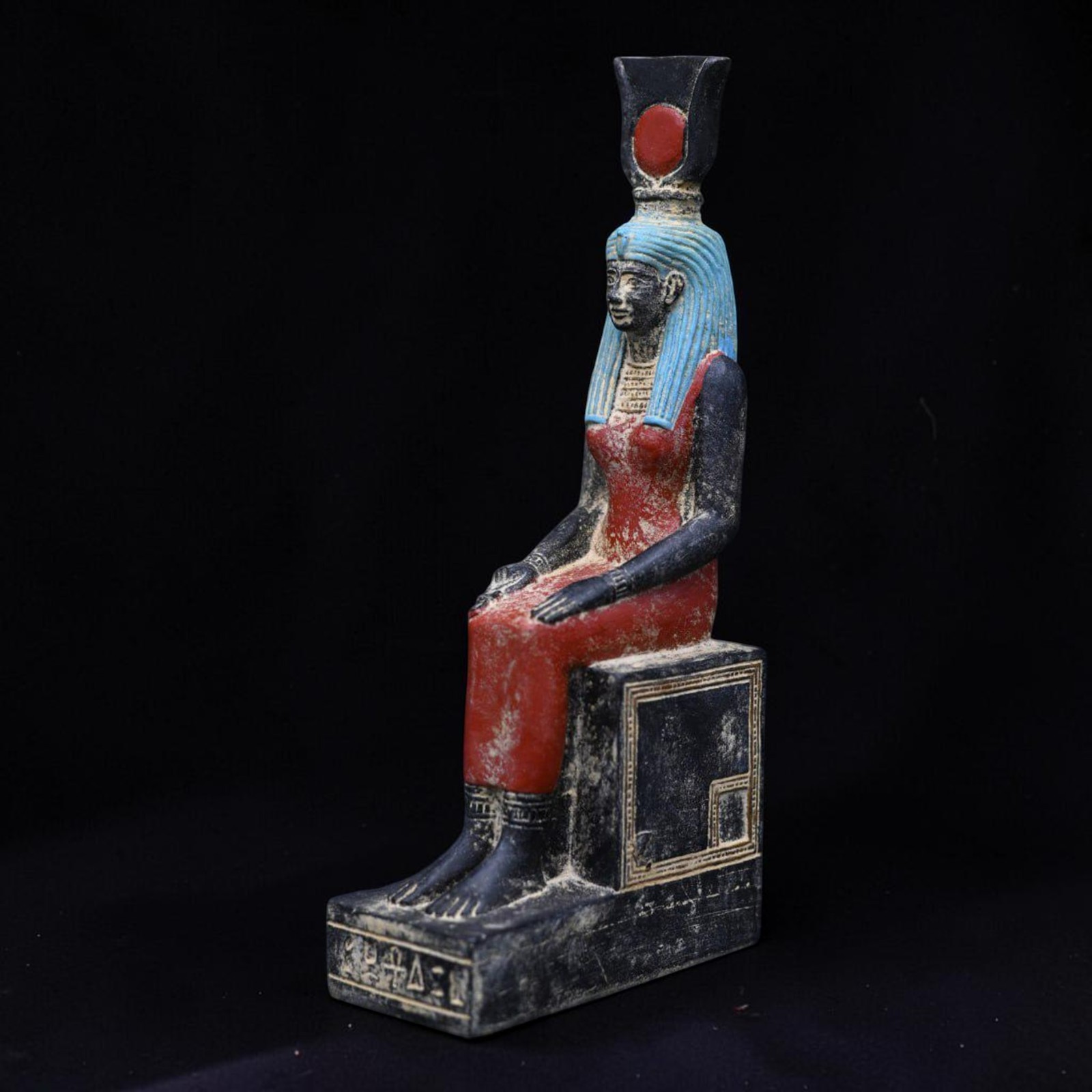 Ancient Egyptian Statue Hathor Goddess Love Pharaonic Rare Antique Unique BC