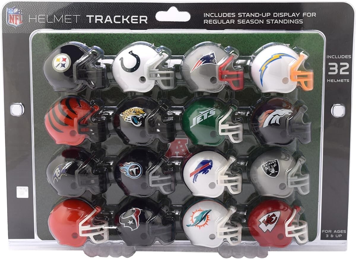 2024 Riddell NFL Helmet Tracker Set - All 32 teams gumball micro size helmets