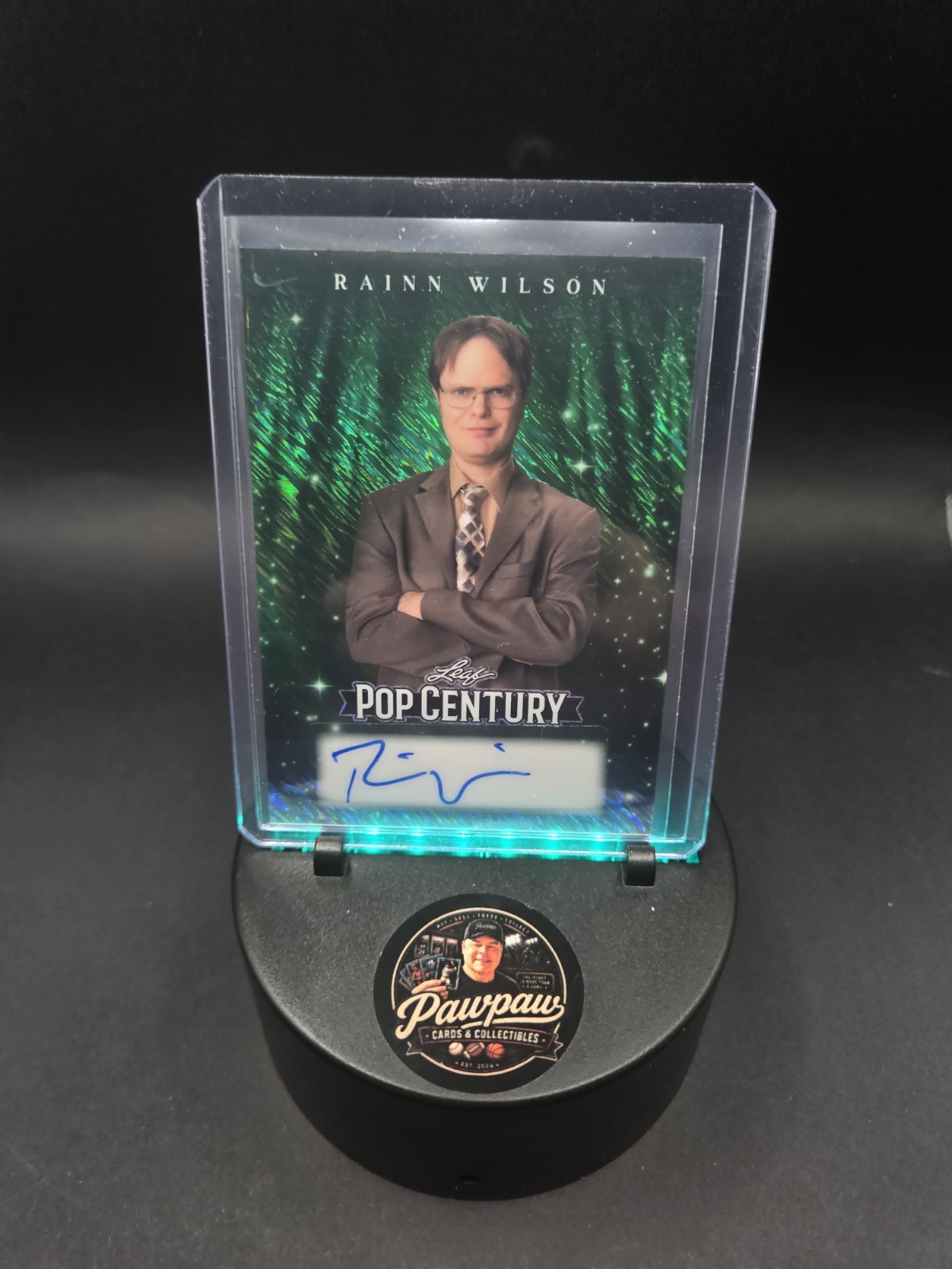 1 OF 1 Rainn Wilson 2026 Leaf Pop Century Auto Dwight Schrute The Office 1 OF 1 Rainn Wilson 2026 Leaf Pop Century Auto Dwight Schrute The Office