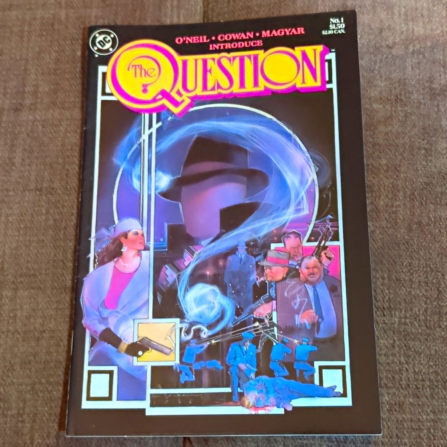 DC Comics The Question #1 Copper Age Single Issue Denny O'Neil Denys Cowan DC Comics The Question #1 Copper Age Single Issue Denny O'Neil Denys Cowan