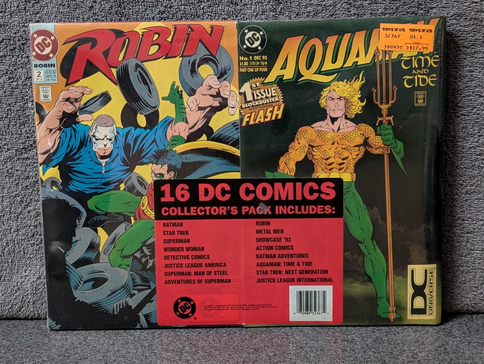 (16) DC COMICS - SEALED - 1993 COLLECTOR'S PACK (16) DC COMICS - SEALED - 1993 COLLECTOR'S PACK