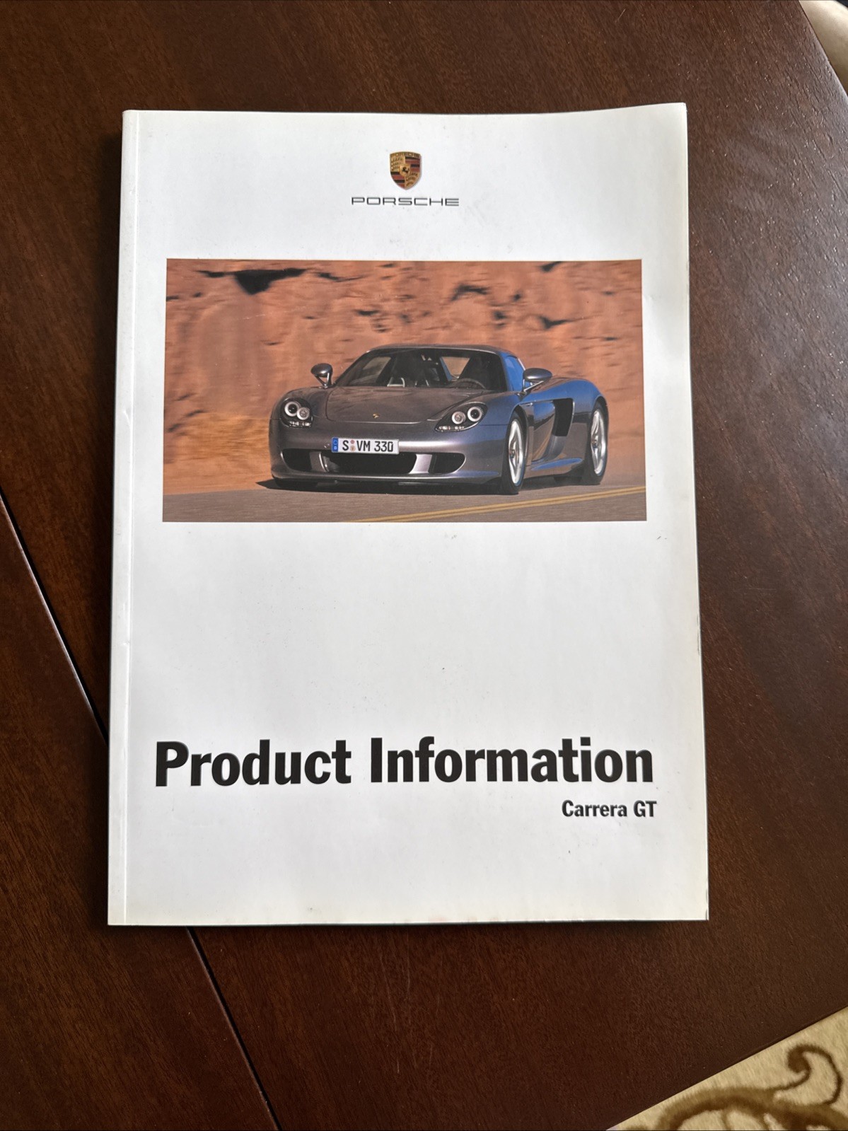 2004-2006 Porsche Carrera GT DEALER Book Internal Catalog Product Info Brochure 2004-2006 Porsche Carrera GT DEALER Book Internal Catalog Product Info Brochure