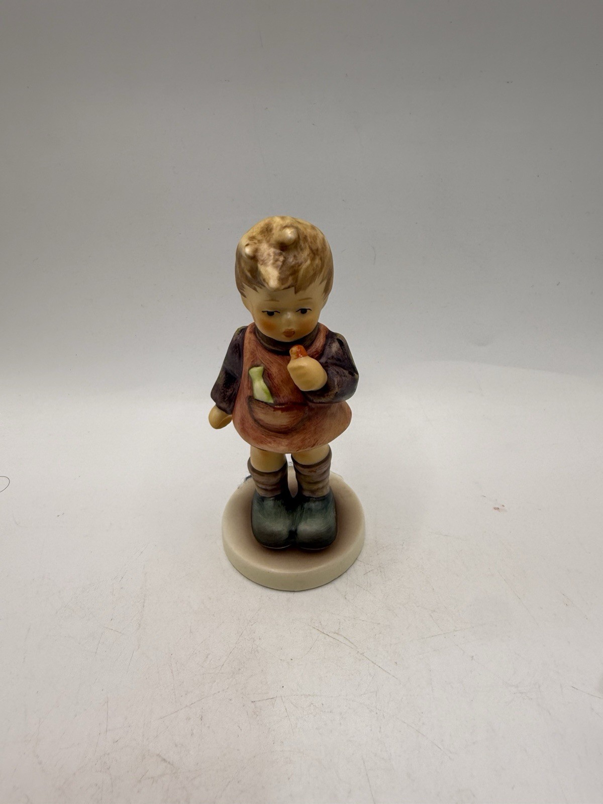 Goebel Hummel Schleckerle Delicious Figurine 1996 First Issue Germany 4" * Goebel Hummel Schleckerle Delicious Figurine 1996 First Issue Germany 4" *