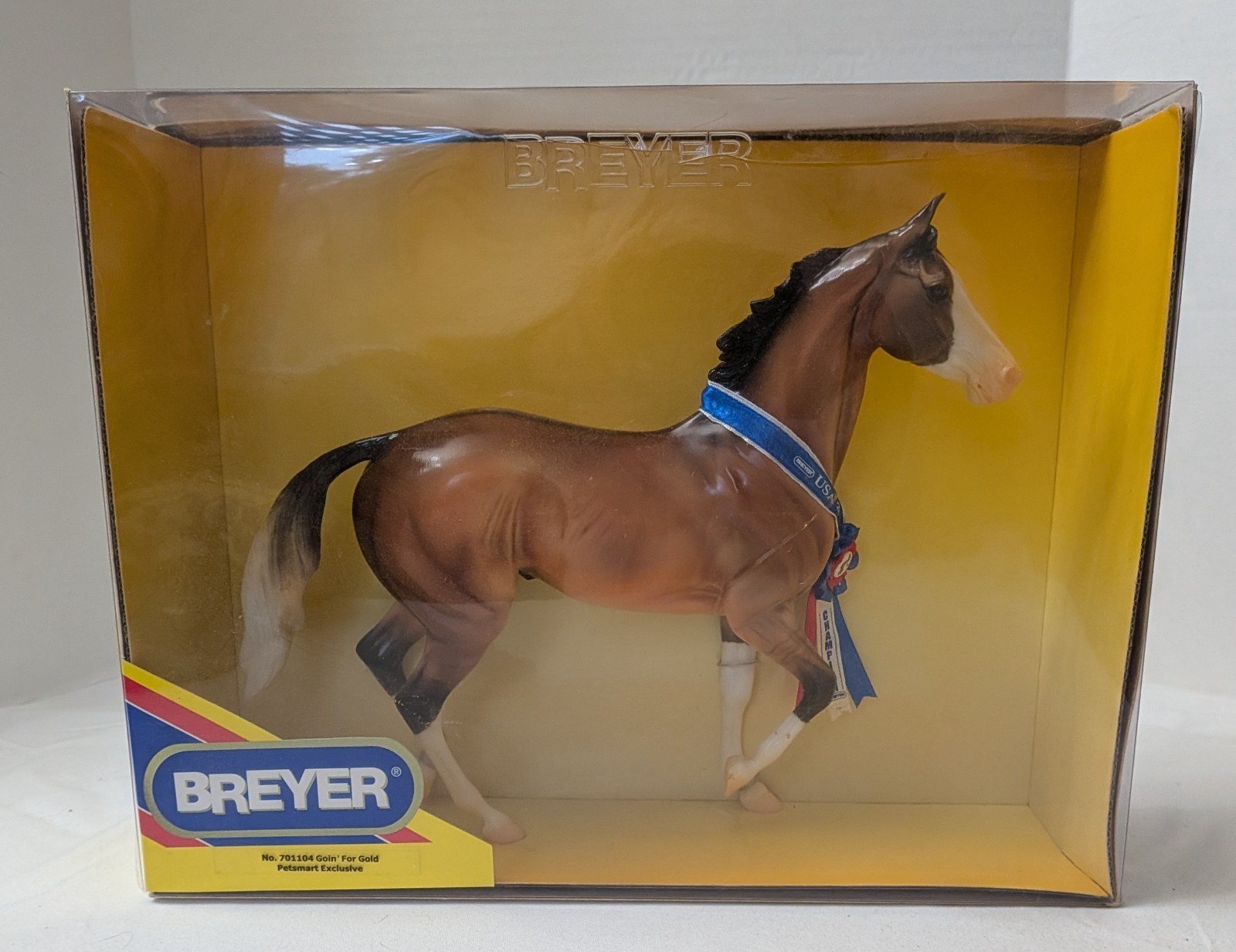 “Goin’ For Gold” Breyer #701104 Glossy Lonesome Glory Model (1000 made) SR READ “Goin’ For Gold” Breyer #701104 Glossy Lonesome Glory Model (1000 made) SR READ