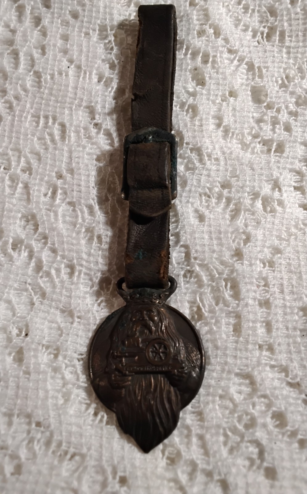 Rare Antique 1910s John Lauson Frost King Watch Fob Greenduck Mark Hit-and-Miss Rare Antique 1910s John Lauson Frost King Watch Fob Greenduck Mark Hit-and-Miss
