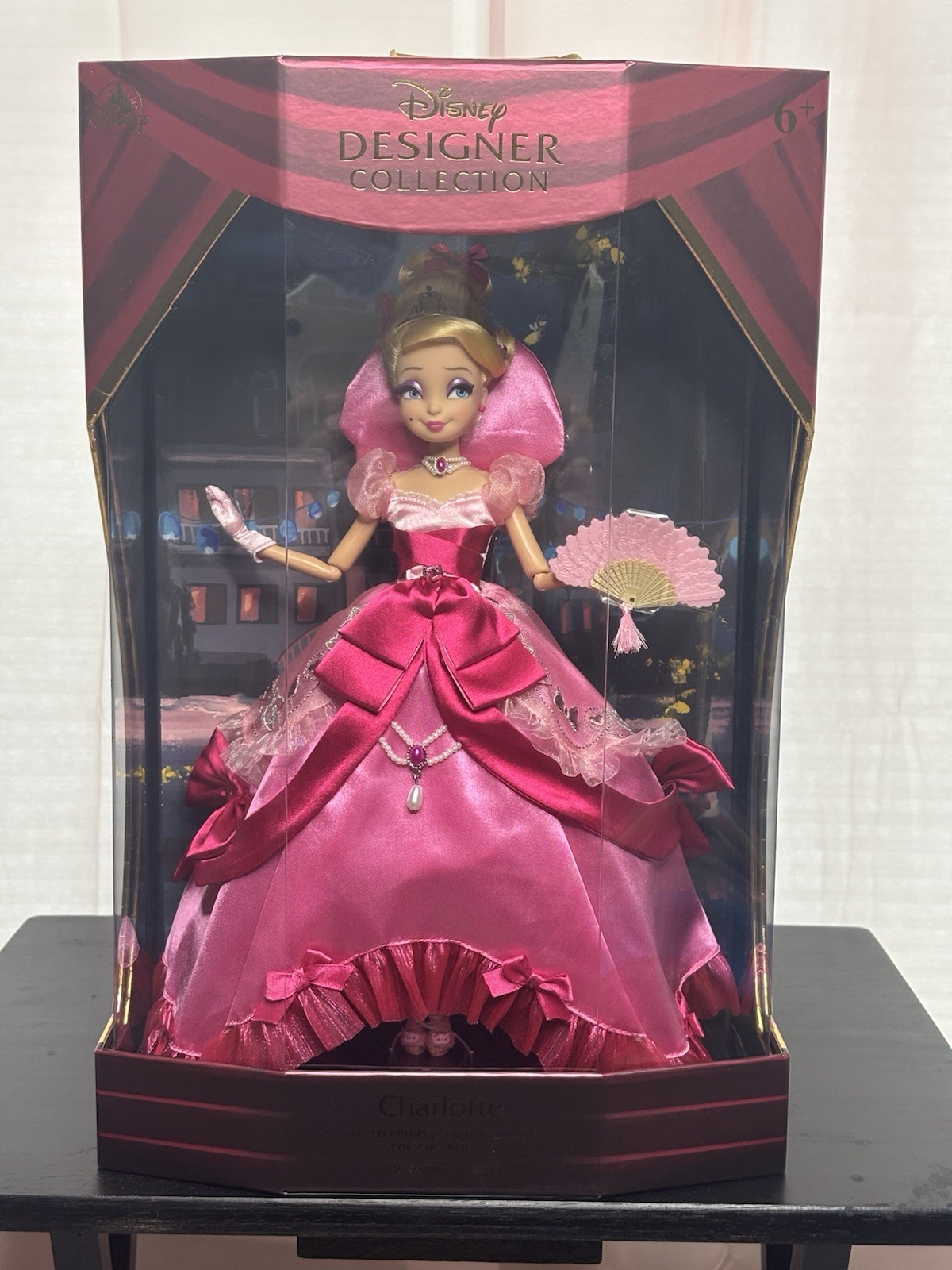 2026 Disney Designer Collection Princess & the Frog Charlotte Doll NEW IN HAND